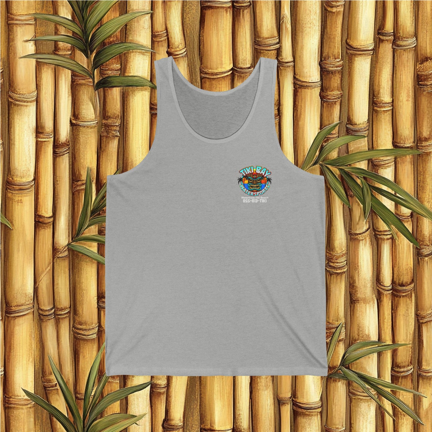 Tiki Beach Tampa Bay Women's Jersey Tank – Casual Summer Wear with Tropical Vibes