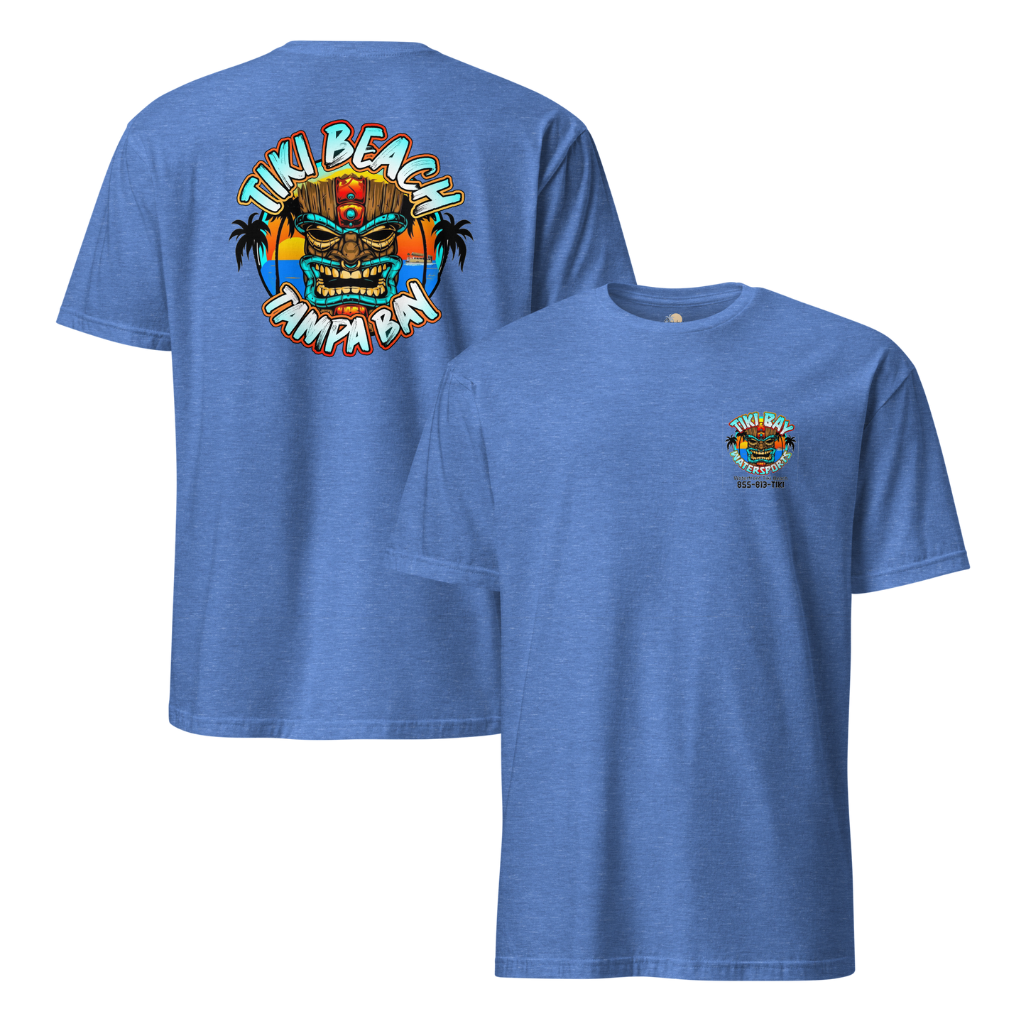 Tiki Bay Watersports - Tiki Beach Tampa Bay - Short-Sleeve Unisex T-Shirt