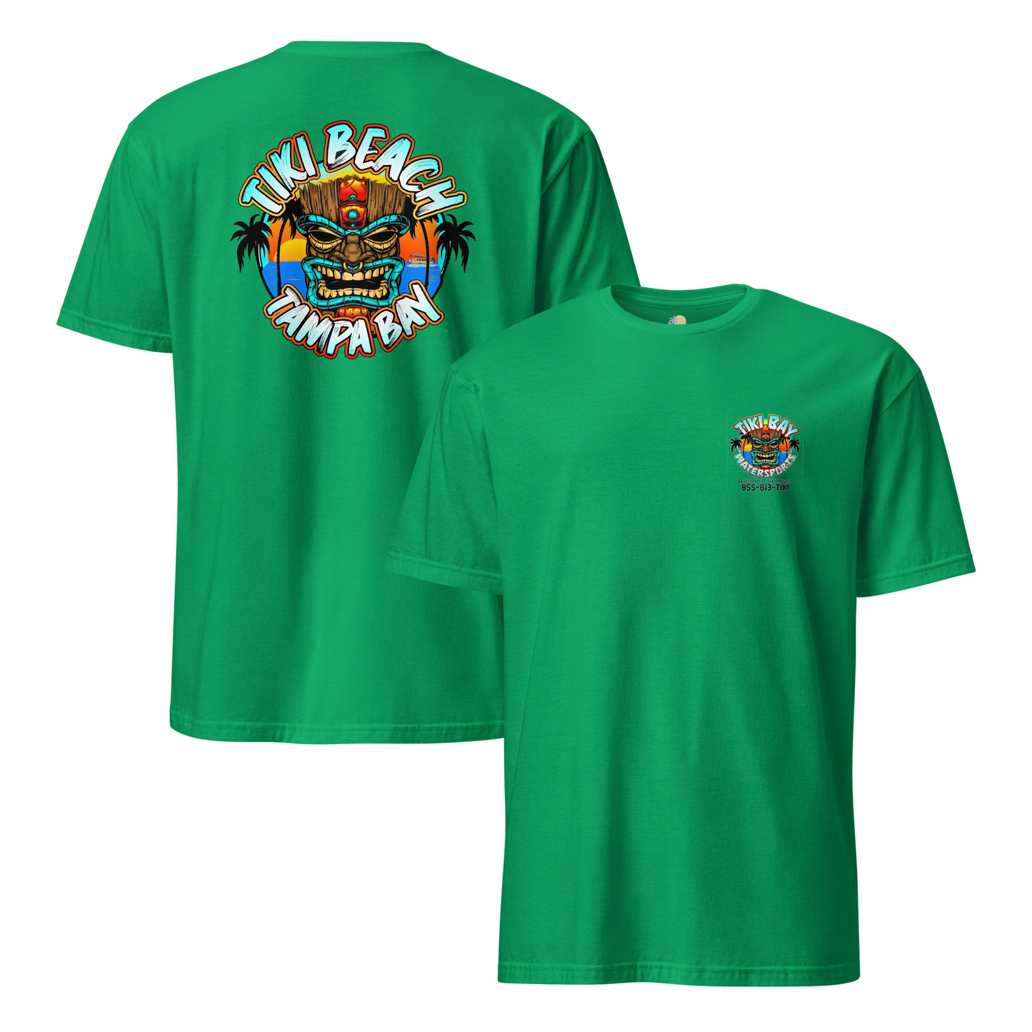 Tiki Bay Watersports - Tiki Beach Tampa Bay - Short-Sleeve Unisex T-Shirt