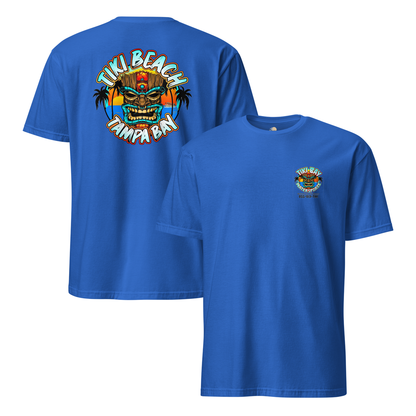Tiki Bay Watersports - Tiki Beach Tampa Bay - Short-Sleeve Unisex T-Shirt