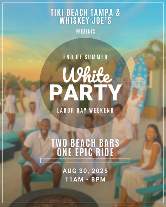 Tiki Beach & Whiskey Joe's End of Summer White Party
